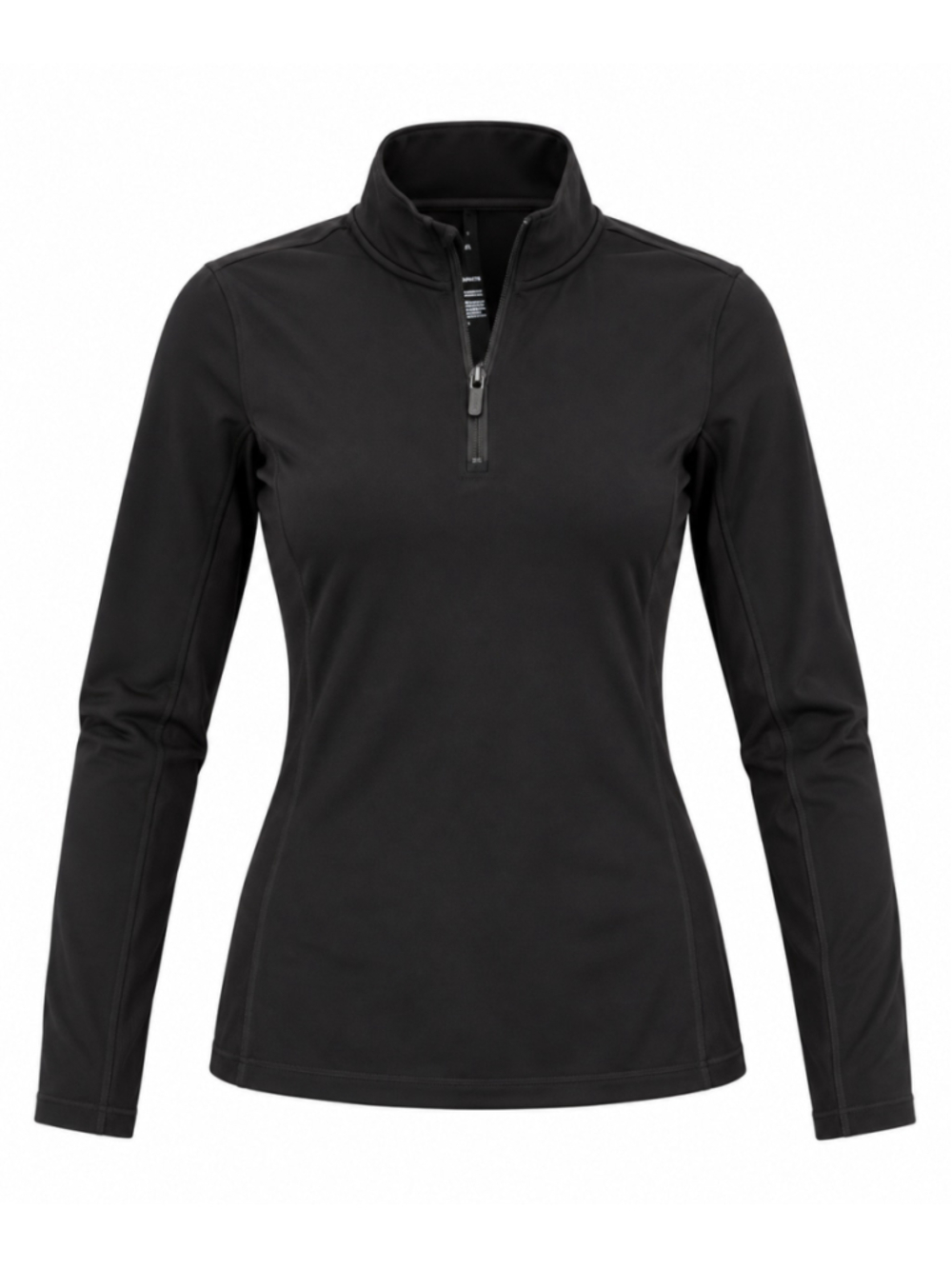 FLX Women’s XS Black Quarter Zip Pullover Long Sleeve Travel Leisure Stretch